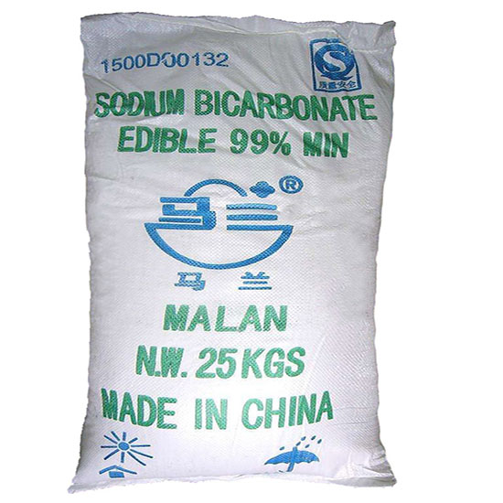 Fabricante de bicarbonato de sodio de alta calidad, bolsa de 25 kg, polvo de China Na2hco3