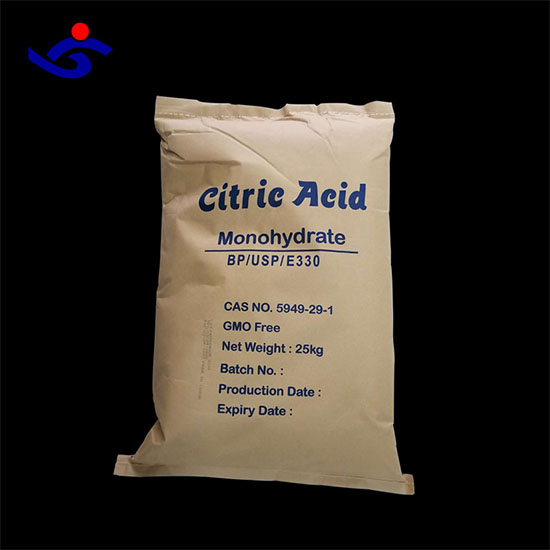 Polvo de ácido cítrico anhidro y monohidrato de la marca Ensign