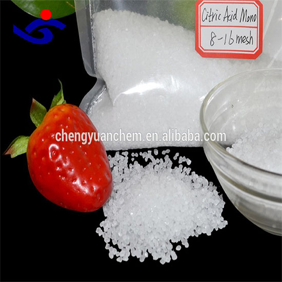 Fabricante de China de alta calidad a granel de grado alimenticio ácido cítrico / ácido cítrico monohidrato con el mejor precio